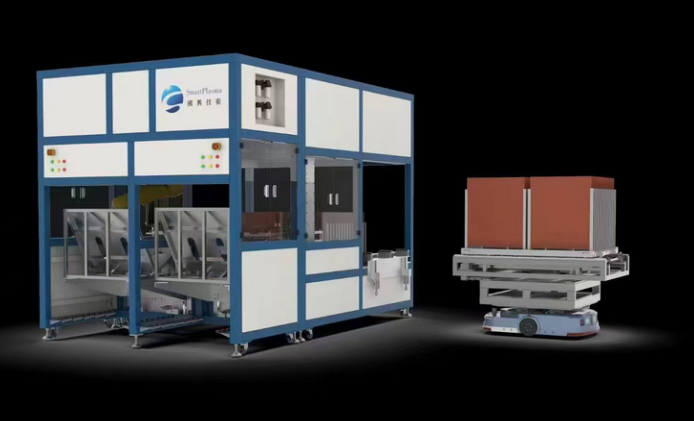 AGV自动化真空等离子处理系统